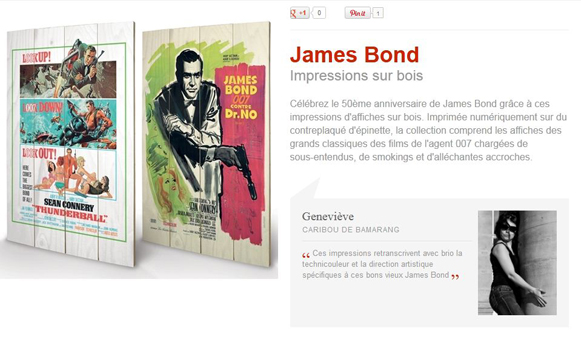 James Bond  bamarang